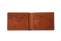 Billfold Real Leather Wallet For Men NO77 - BUCK BROWN