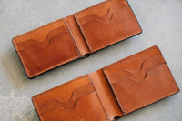 Billfold Real Leather Wallet For Men NO77 - BUCK BROWN
