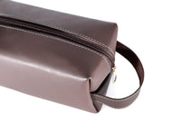Dopp Kit Toiletry Leather Bag NO72 - Brown
