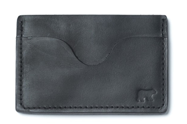 Minimalist Leather Wallet NO59 - Black