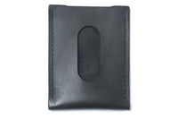 Card Sleeve Leather Wallet NO23 - Black