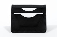 Minimalist Feel Leather Wallet NO44 - Black