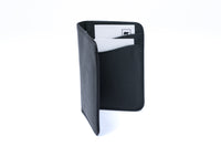 Vertical Leather Wallet NO22 - Dark Olive